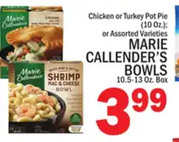C Town MARIE CALLENDER'S BOWLS offer