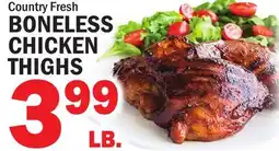 Bravo Supermarkets BONELESS CHICKEN THIGHS offer