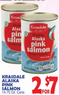 Bravo Supermarkets KRASDALE ALASKA PINK SALMON offer