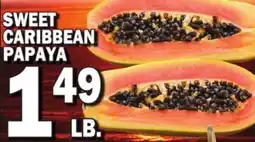 Bravo Supermarkets SWEET CARIBBEAN PAPAYA offer