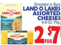 Bravo Supermarkets LAND O LAKES ASSORTED CHEESES offer