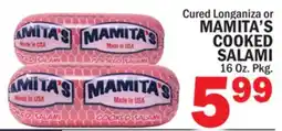 Bravo Supermarkets MAMITA'S COOKED SALAMI offer