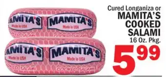 Bravo Supermarkets MAMITA'S COOKED SALAMI offer