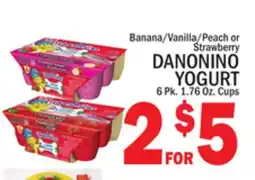 C Town DANONINO YOGURT offer