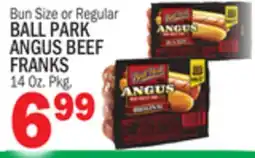 Bravo Supermarkets BALL PARK ANGUS BEEF FRANKS offer