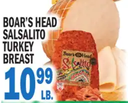 Bravo Supermarkets BOAR'S HEAD SALSALITO TURKEY BREAST offer