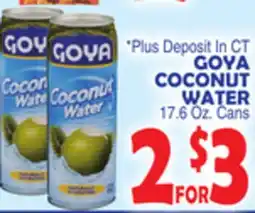 Bravo Supermarkets GOYA COCONUT WATER offer