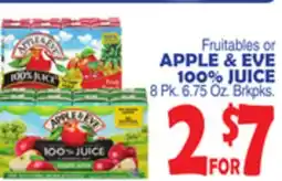 Bravo Supermarkets APPLE & EVE 100% JUICE offer