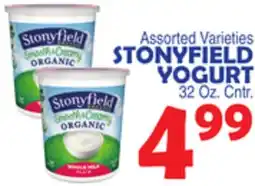 Bravo Supermarkets STONYFIELD YOGURT offer