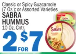 Bravo Supermarkets SABRA HUMMUS, 10 Oz. Cntr offer