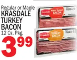 Bravo Supermarkets KRASDALE TURKEY BACON offer
