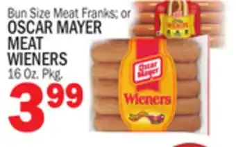 Bravo Supermarkets OSCAR MAYER MEAT WIENERS offer