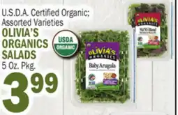 Bravo Supermarkets OLIVIA'S ORGANICS SALADS offer