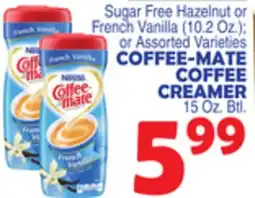 Bravo Supermarkets COFFEE-MATE COFFEE CREAMER 15 Oz. Btl offer