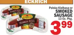 Bravo Supermarkets ECKRICH SMOKED SAUSAGE offer