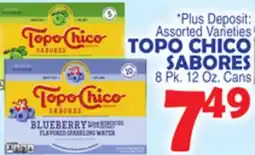 Bravo Supermarkets TOPO CHICO SABORES offer