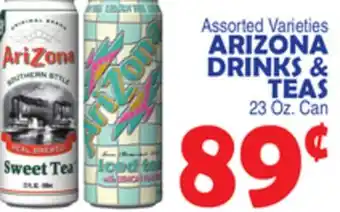 Bravo Supermarkets ARIZONA DRINKS & TEAS offer