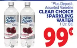 Bravo Supermarkets CLEAR CHOICE SPARKLING WATER offer