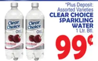 Bravo Supermarkets CLEAR CHOICE SPARKLING WATER offer