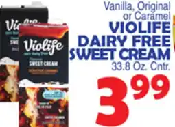 Bravo Supermarkets VIOLIFE DAIRY FREE SWEET CREAM offer