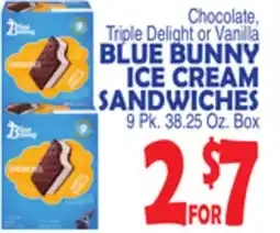 Bravo Supermarkets BLUE BUNNY ICE CREAM SANDWICHES offer