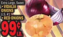 Bravo Supermarkets VIDALIA ONIONS RED ONIONS offer