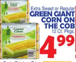Bravo Supermarkets GREEN GIANT CORN ON THE COB offer