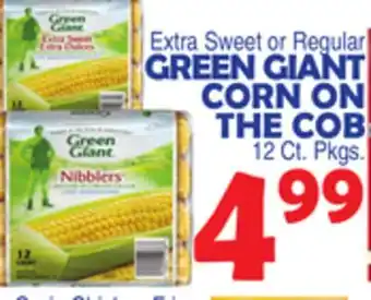 Bravo Supermarkets GREEN GIANT CORN ON THE COB offer