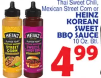 Bravo Supermarkets HEINZ KOREAN SWEET BBQ SAUCE offer