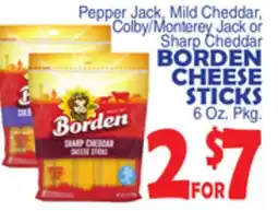 Bravo Supermarkets BORDEN CHEESE STICKS offer