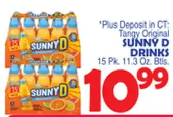 Bravo Supermarkets SUNNY D DRINKS offer