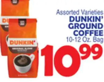 Bravo Supermarkets DUNKIN' GROUND COFFEE offer