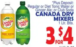 Bravo Supermarkets CANADA DRY MIXERS offer