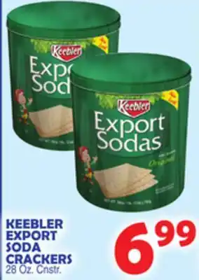 Bravo Supermarkets KEEBLER EXPORT SODA CRACKERS offer