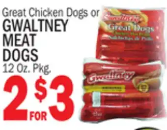 Bravo Supermarkets GWALTNEY MEAT DOGS offer