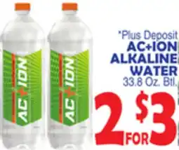 Bravo Supermarkets AC + ION ALKALINE WATER offer