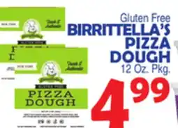 Bravo Supermarkets BIRRITTELLA'S PIZZA DOUGH offer