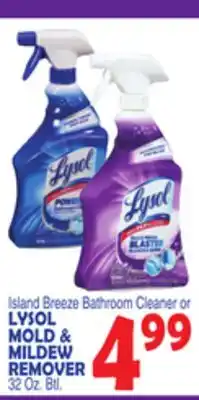 Bravo Supermarkets LYSOL MOLD & MILDEW REMOVER offer