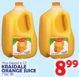 Bravo Supermarkets KRASDALE ORANGE JUICE offer