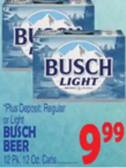 Bravo Supermarkets BUSCH BEER offer
