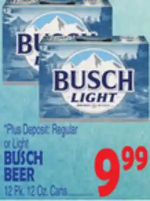 Bravo Supermarkets BUSCH BEER offer
