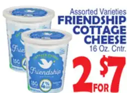 Bravo Supermarkets FRIENDSHIP COTTAGE CHEESE offer