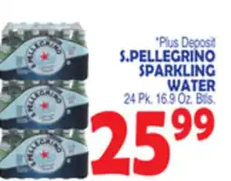 Bravo Supermarkets S. PELLEGRINO SPARKLING WATER offer