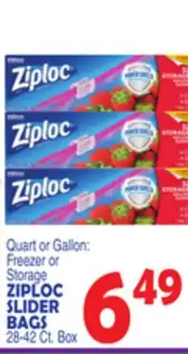 Bravo Supermarkets ZIPLOC SLIDER BAGS offer