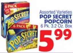 Bravo Supermarkets POP SECRET POPCORN offer
