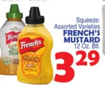 Bravo Supermarkets FRENCH'S MUSTARD offer