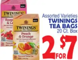 Bravo Supermarkets TWININGS TEA BAGS offer