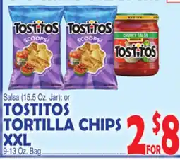 Bravo Supermarkets TOSTITOS TORTILLA CHIPS XXL offer
