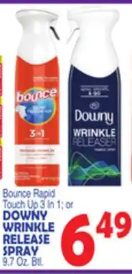 Bravo Supermarkets WRINKLE RELEASE SPRAY offer