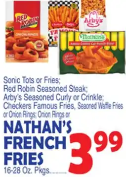 Bravo Supermarkets NATHAN'S FRENCH FRIES offer